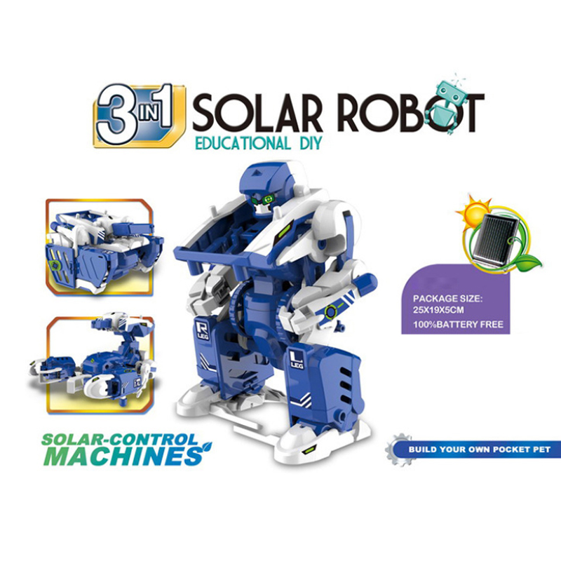 Stem Robotics Kit - Kit Robô 3 em 1 Educacional