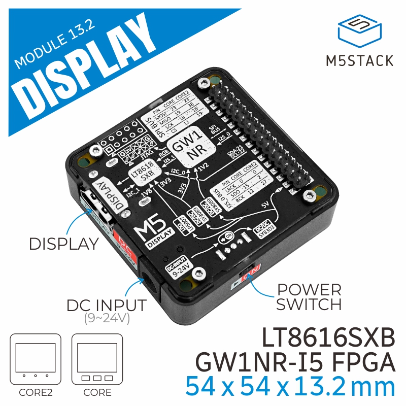 Electronics Project Kit - Módulo de exibição oficial M5Stack 13.2