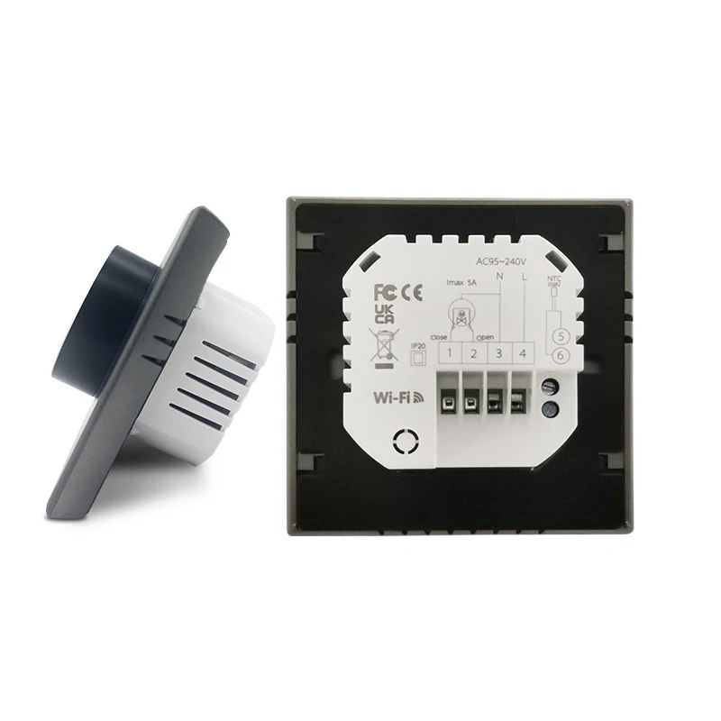 Wifi Thermostat - Em estoque: Termostato de botão Tuya