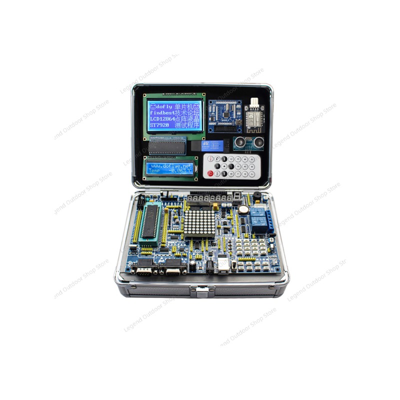 Electronics Project Kit - Placa de Desenvolvimento LY-51S 51MCU, Caixa