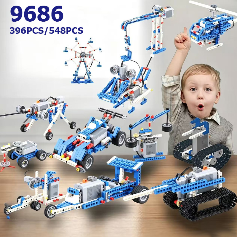 Stem Robotics Kit - 9686 Conjunto Educacional STEM, Blocos de