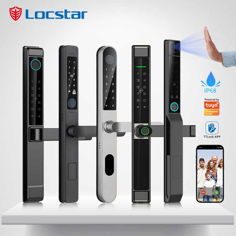Smart Door Lock Wifi - Fechadura Inteligente Deslizante de Alumínio com