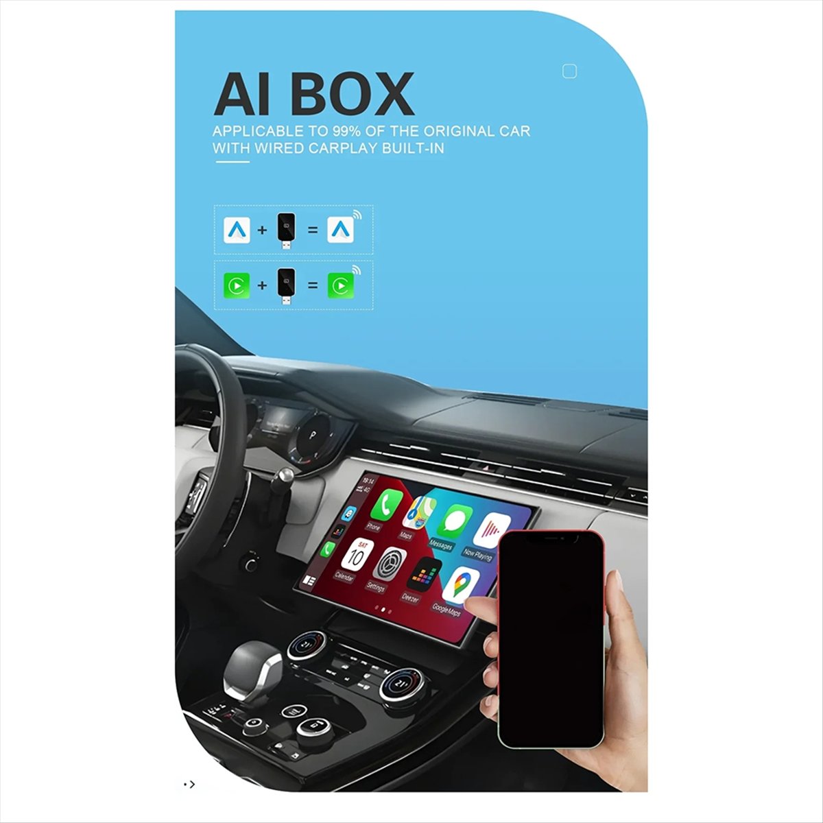 Adaptador Sem Fio para CarPlay - Wifi Smart Plug avaliação e preço