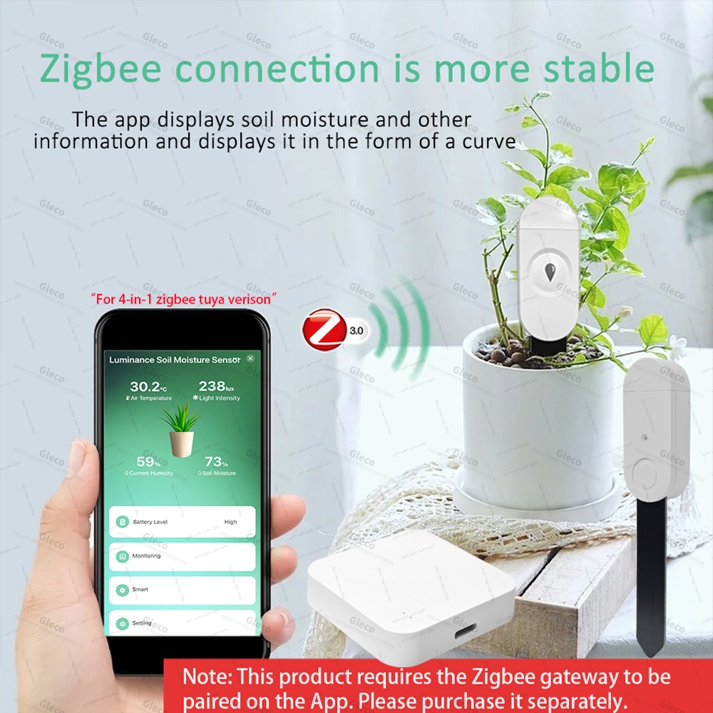 Sensor de Umidade do Solo Zigb - Smart Home Automation Kit avaliação e preço