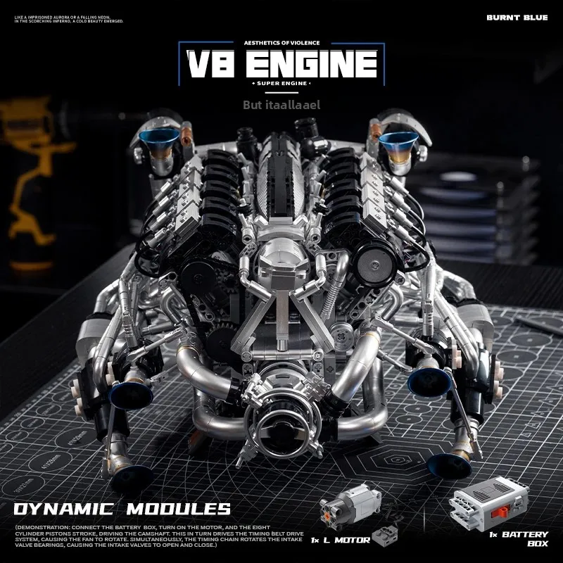 Kit de Montagem de Motor V8 pa - Stem Robotics Kit avaliação e preço