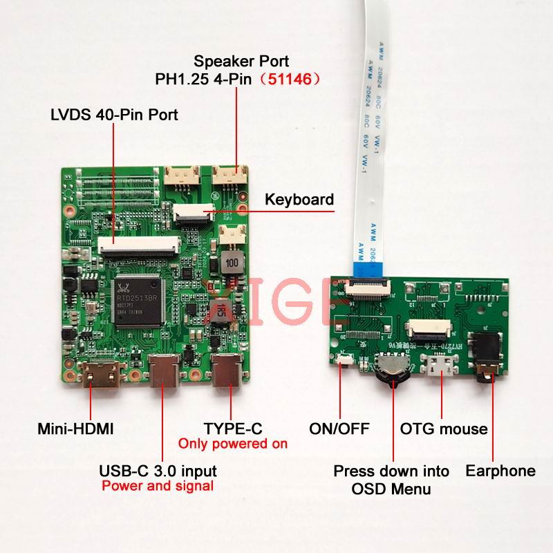 Fit N173HGE-L11/l21 usb micro  - Microcontroller Kit avaliação e preço