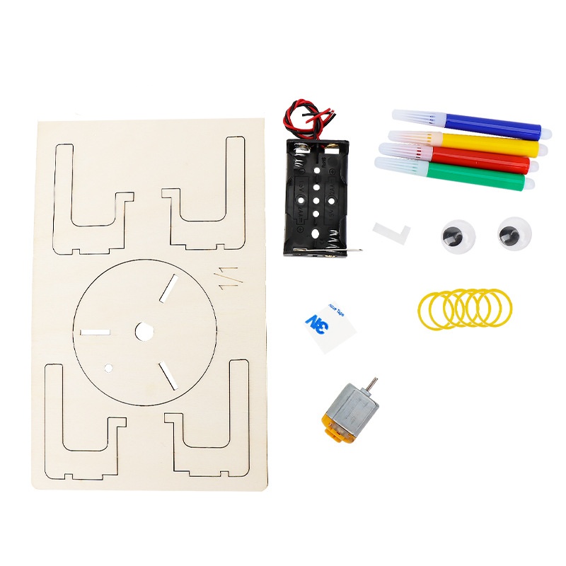 Diy vibração elétrica graffiti - Stem Robotics Kit avaliação e preço