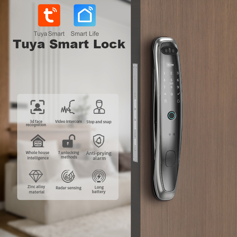 Tuya wifi câmera inteligente b - Smart Door Lock Wifi avaliação e preço