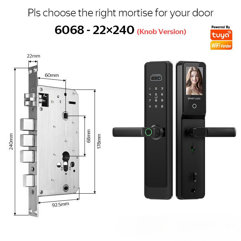 Fechadura Inteligente Semiauto - Smart Door Lock Wifi avaliação e preço