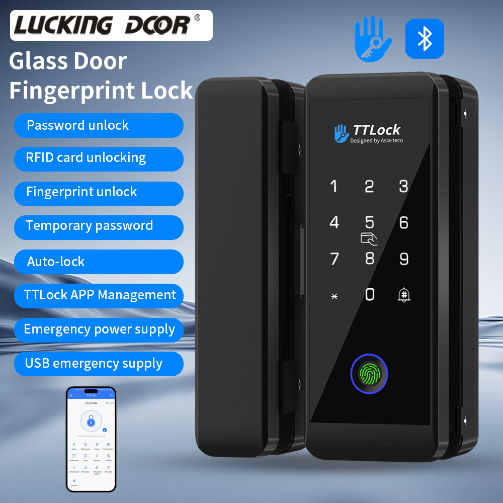 Fechadura de vidro inteligente - Smart Door Lock Wifi avaliação e preço