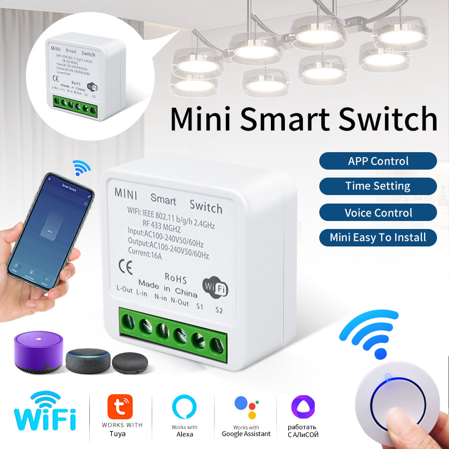 Interruptor Inteligente WiFi T - Smart Light Switch Wifi avaliação e preço